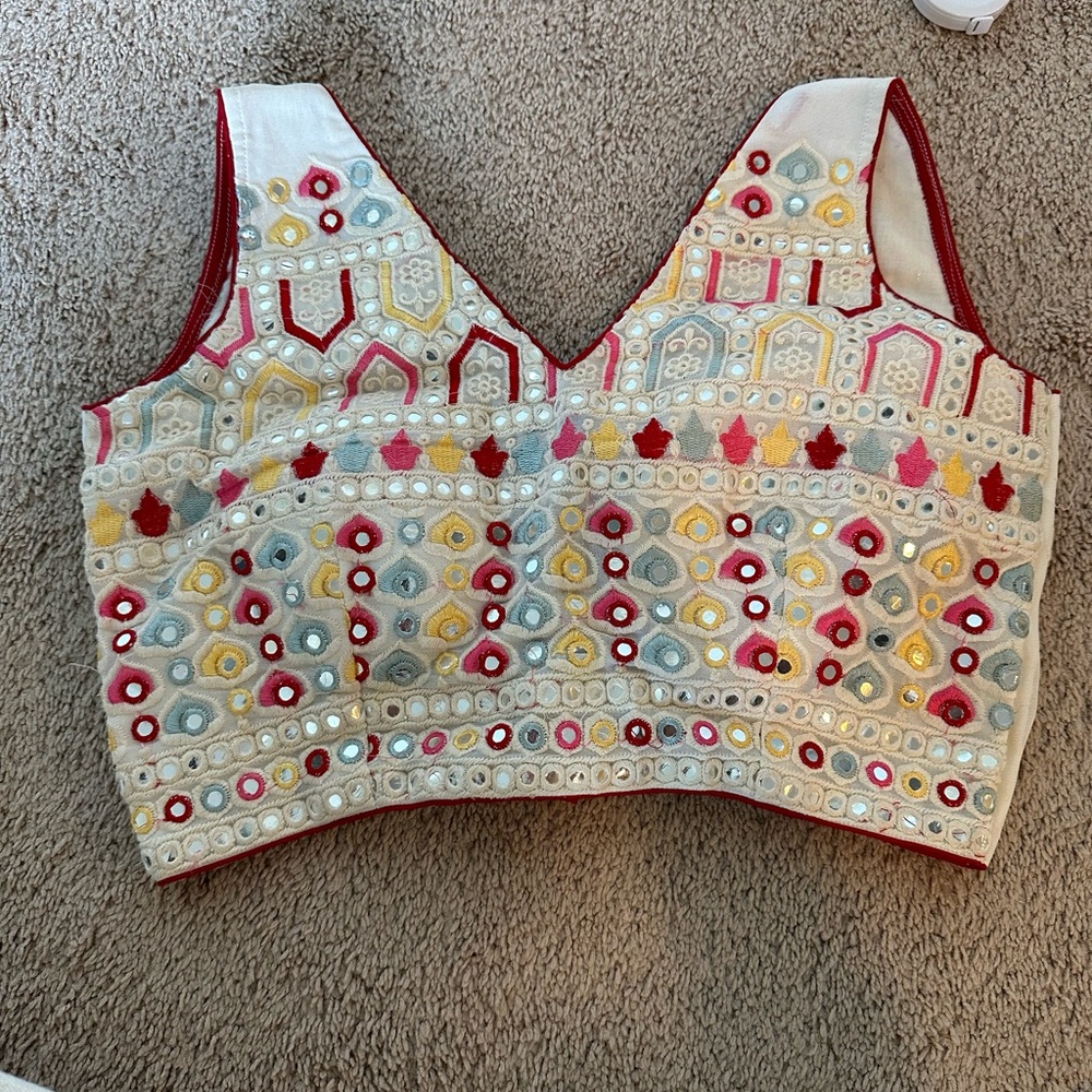 Mirror work blouse